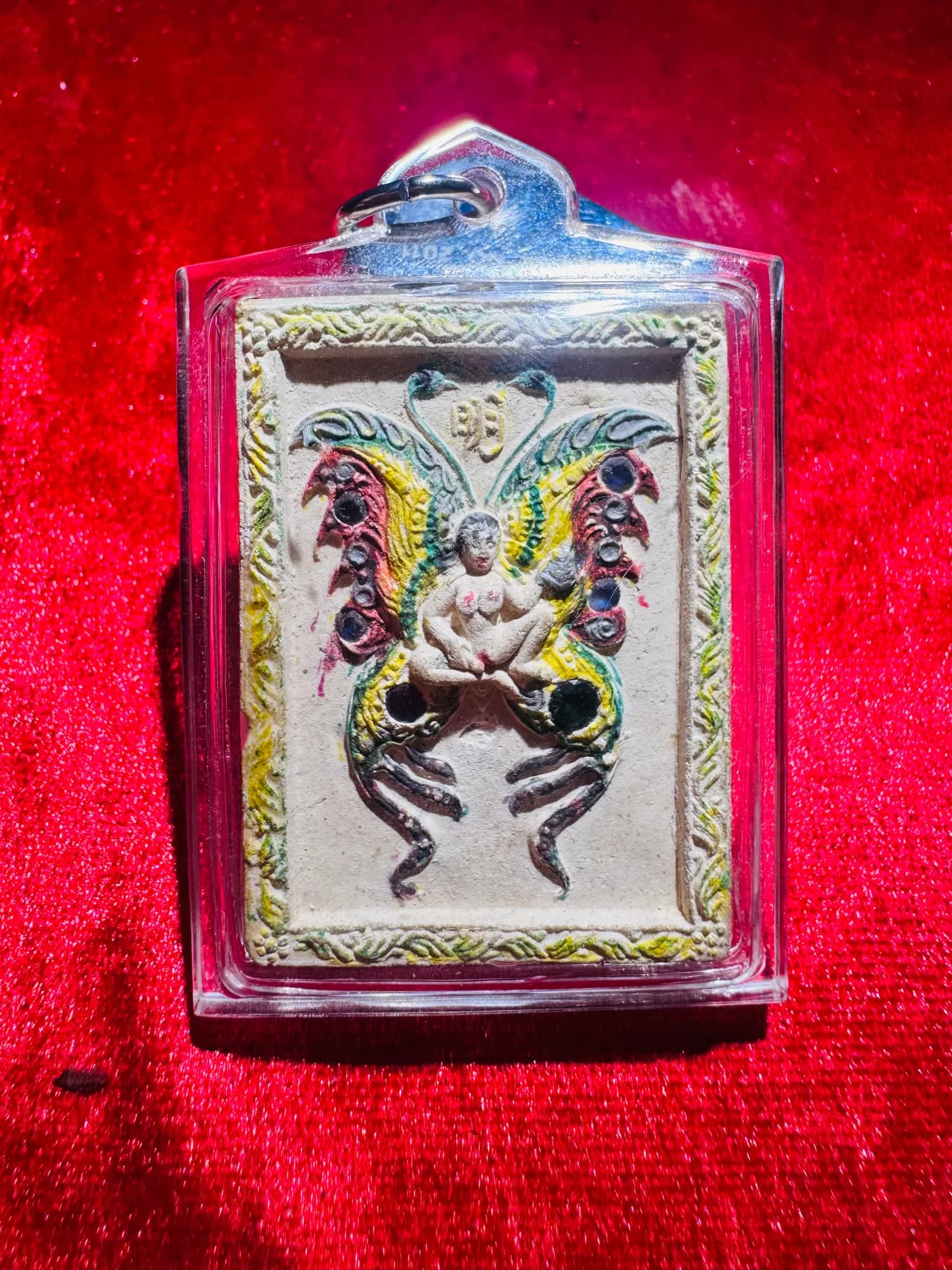阿赞明 一期 鬼蝴蝶（宝石款，背面纯金符管）