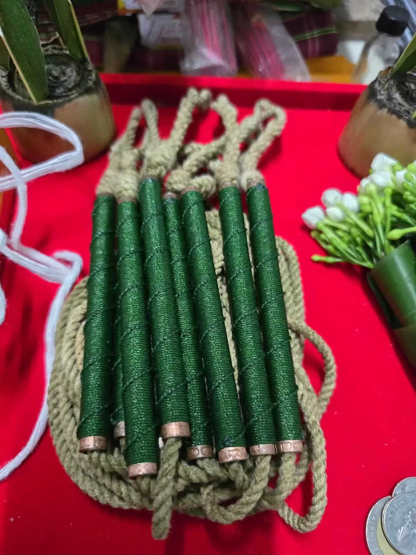 阿赞kim 首期Takrut Maha Rut四方滑动符管